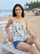 Printed Strap Top-CF-008