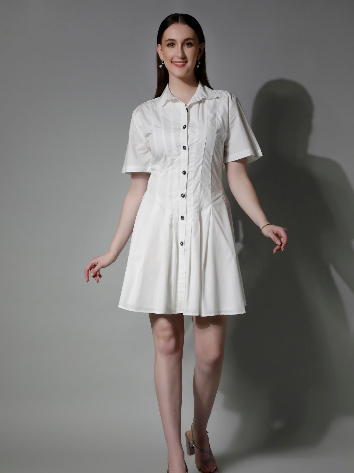 5510 PANAKEIA MIDI PLEATED DRESS