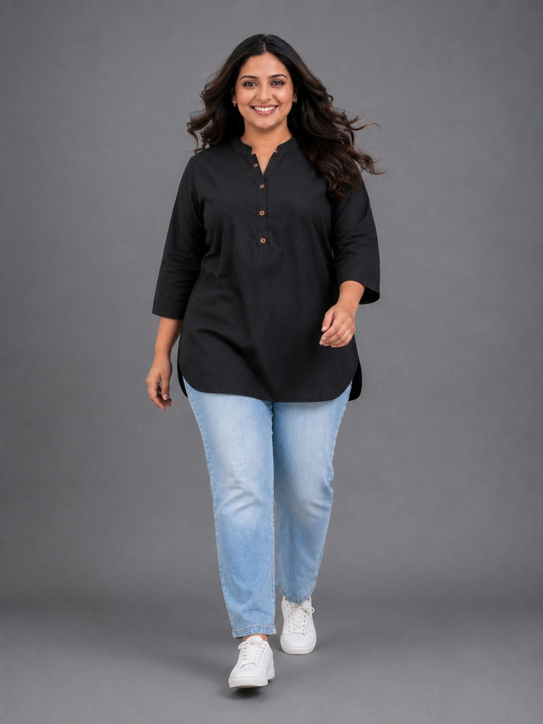 Black Everyday Cotton tops