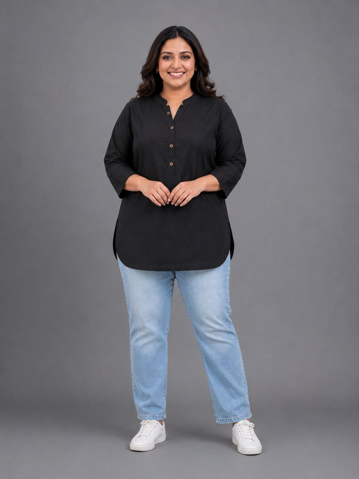 Black Everyday Cotton tops