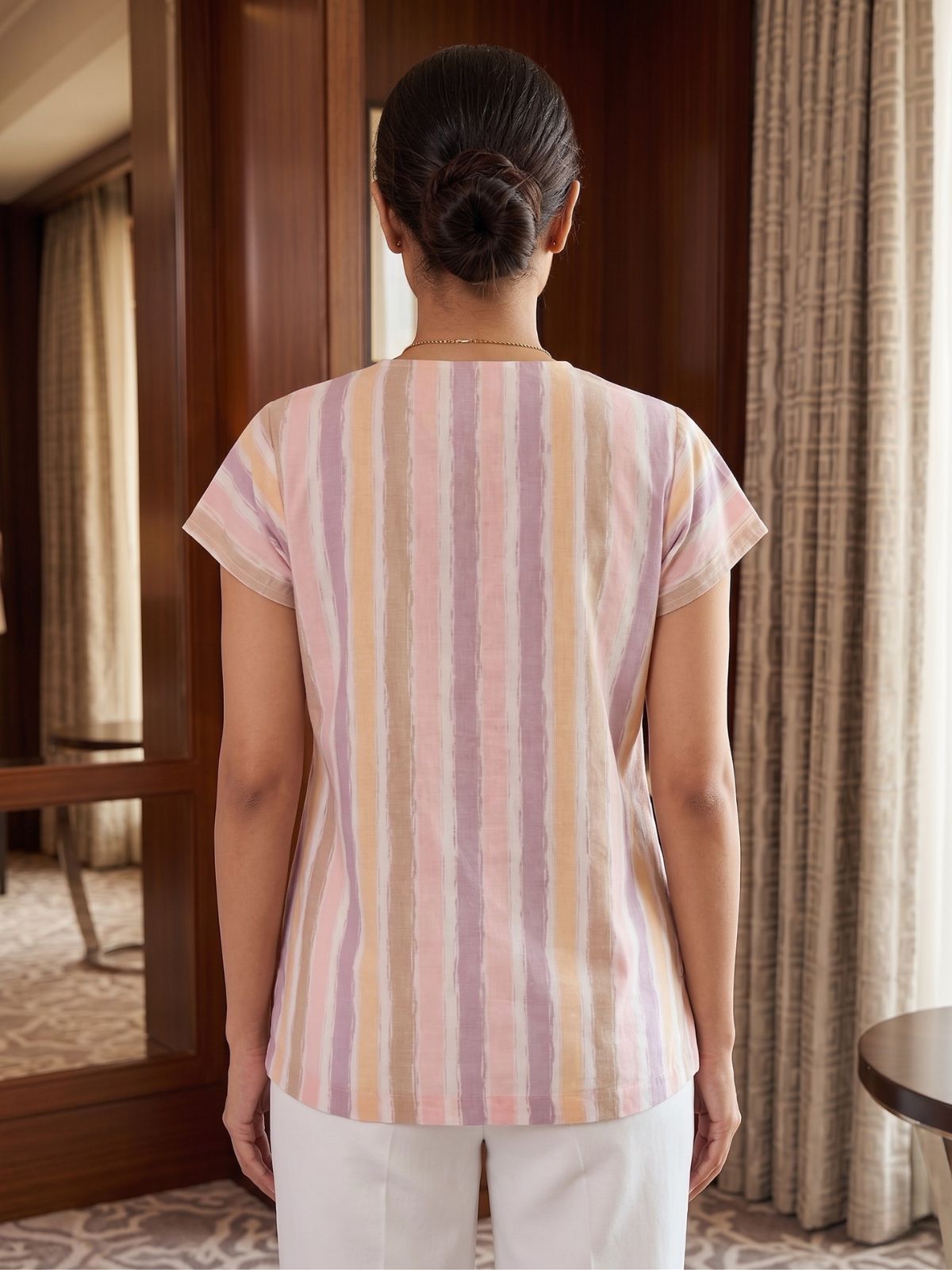 Jaipuri Printed Vneck Shirts CM-023