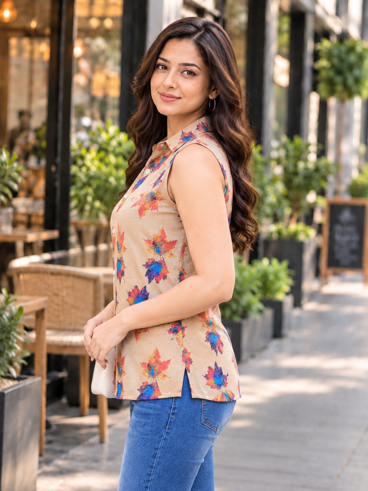 DEGI-001 Cotton Printed Sleeveless Shirts