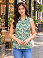 DEGI-003 Cotton Printed Sleeveless Shirts