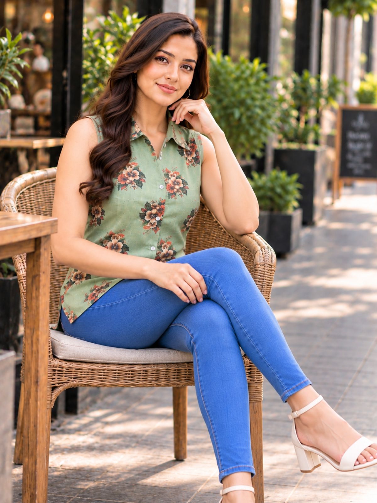 DEGI-005 Cotton Printed Sleeveless Shirts