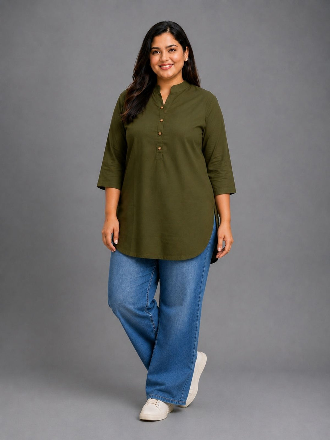 Mehendi Green Everyday Cotton tops