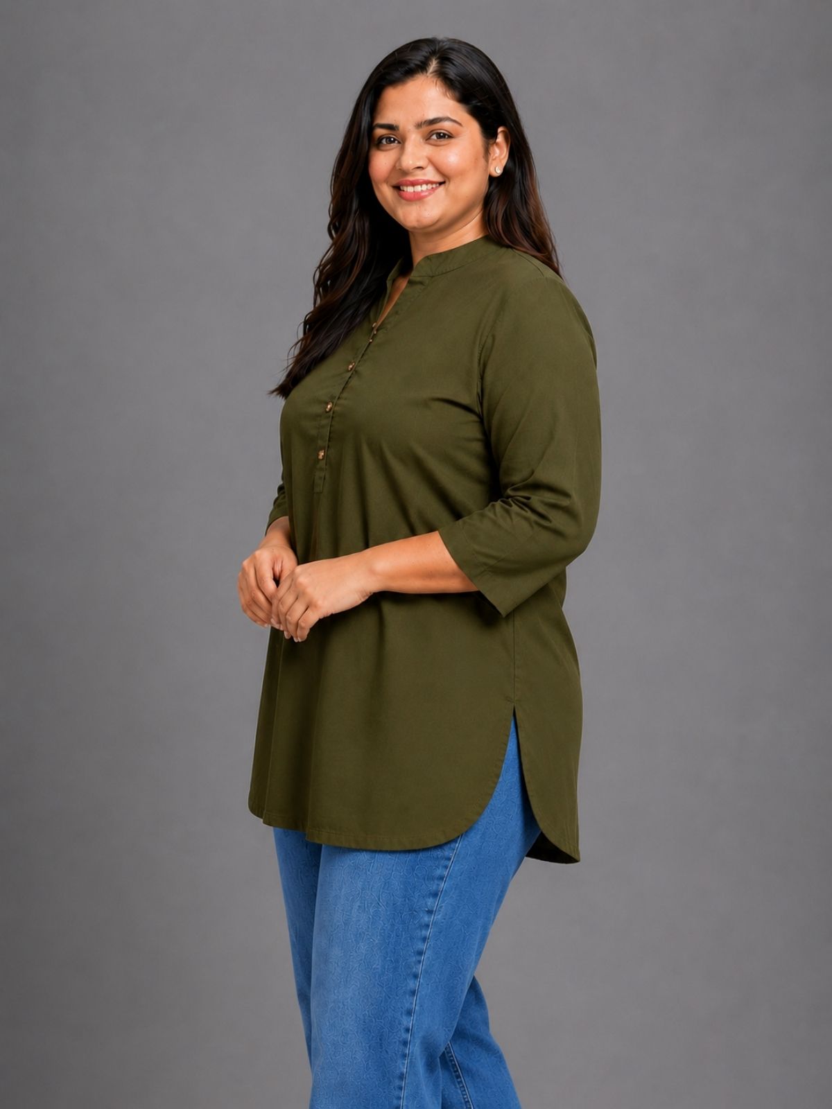 Mehendi Green Everyday Cotton tops