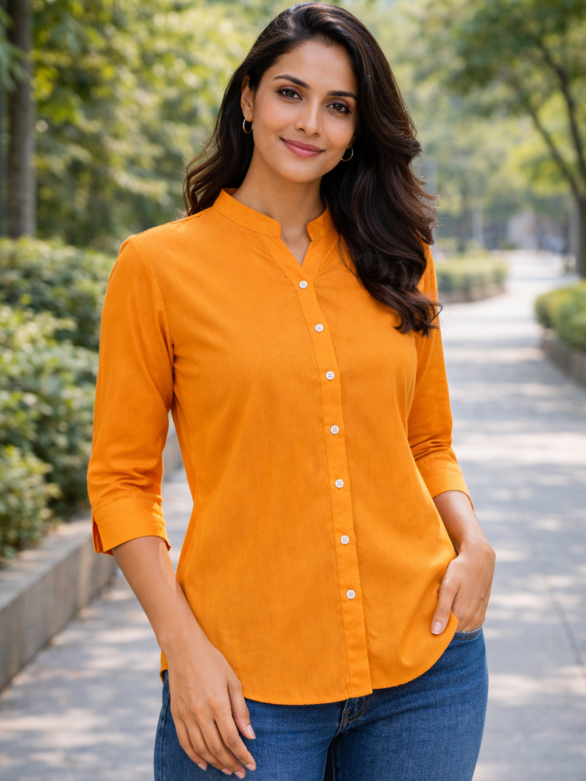 Yellow & Wine Viscose Regular Fit Shirts Combo