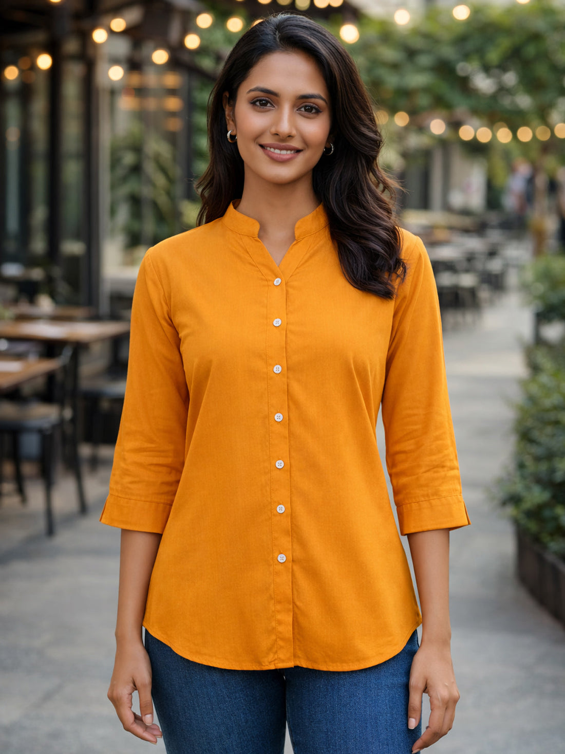 Yellow & Wine Viscose Regular Fit Shirts Combo