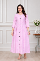 Pink Stripe Maxi Dress