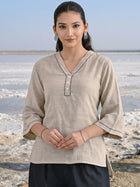 Chiku Handloom Anchor Thread Top