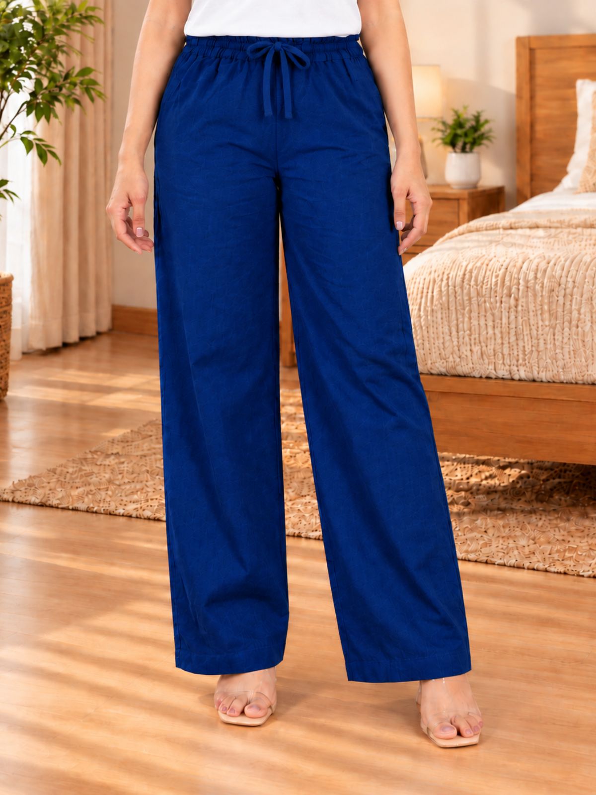 Denimblue Cotton Solid Payjama Pants