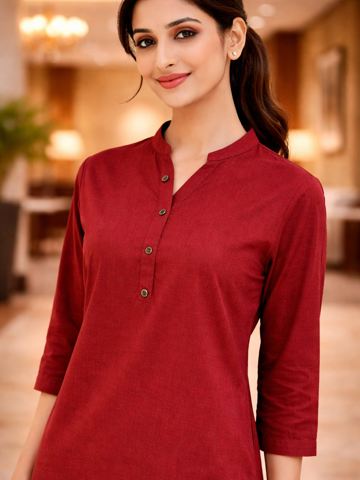 Wine Everyday Cotton Tops