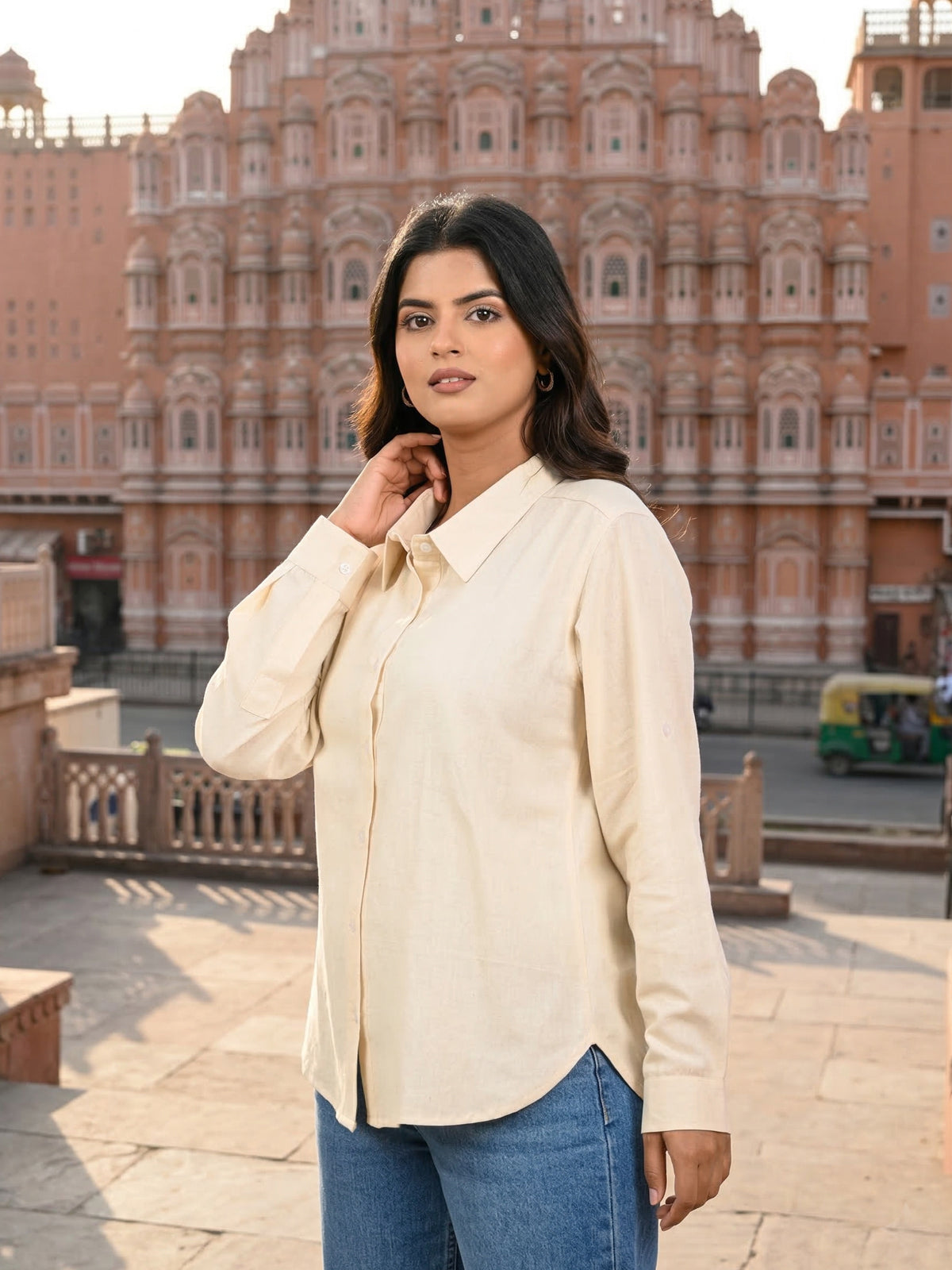 OffWhite Airy Linen Shirt