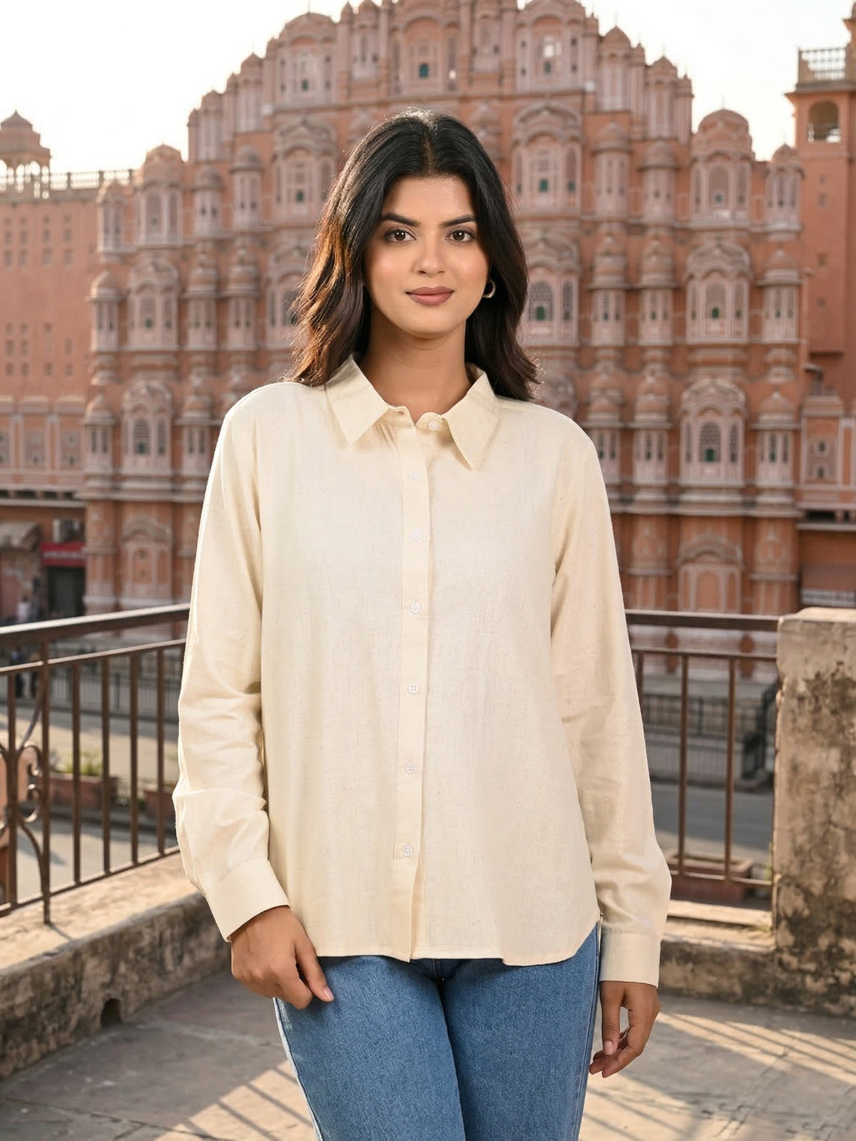 OffWhite Airy Linen Shirt