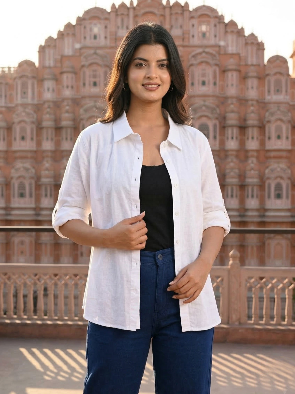 White Airy Linen Shirt