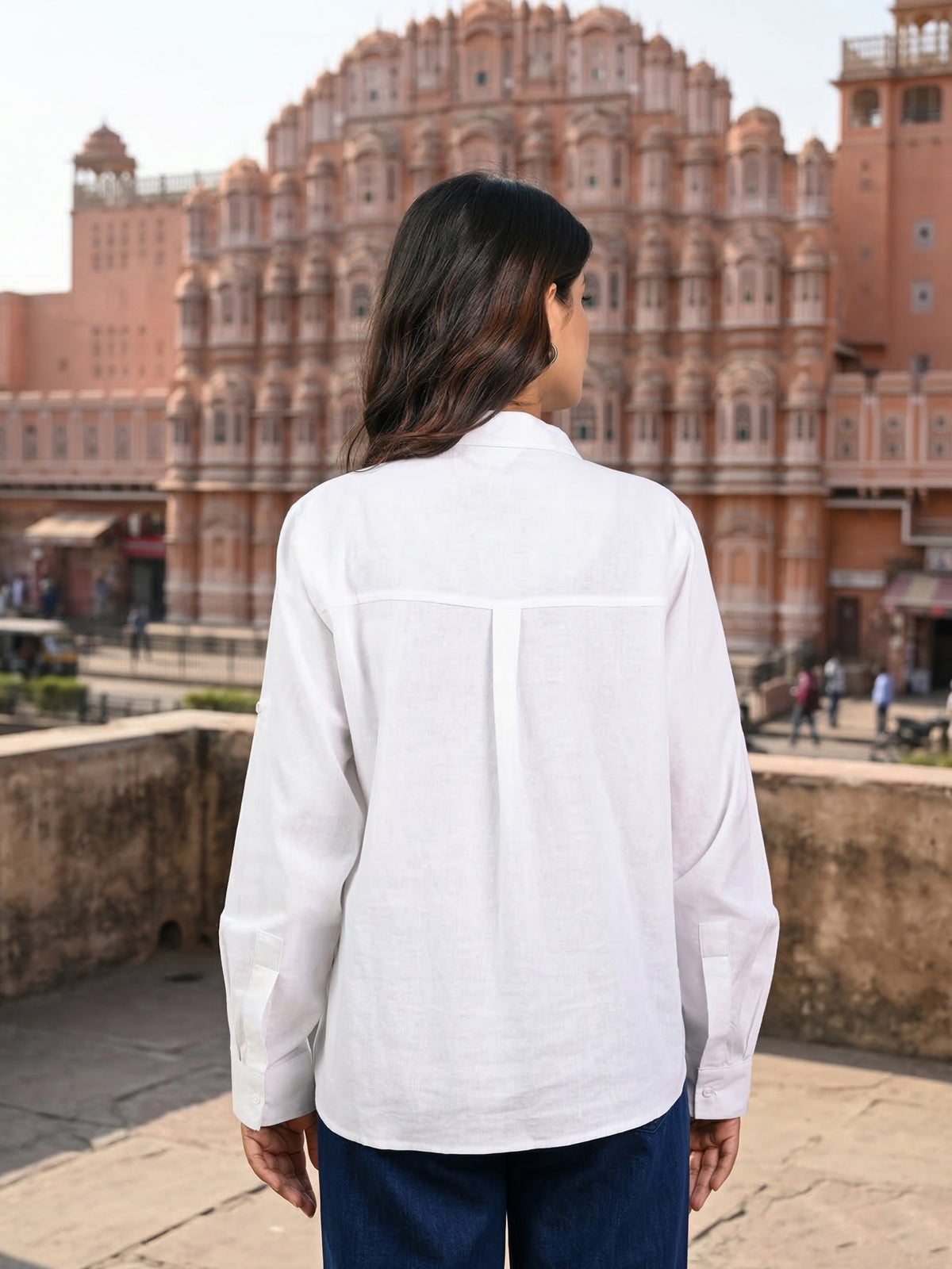 White Airy Linen Shirt