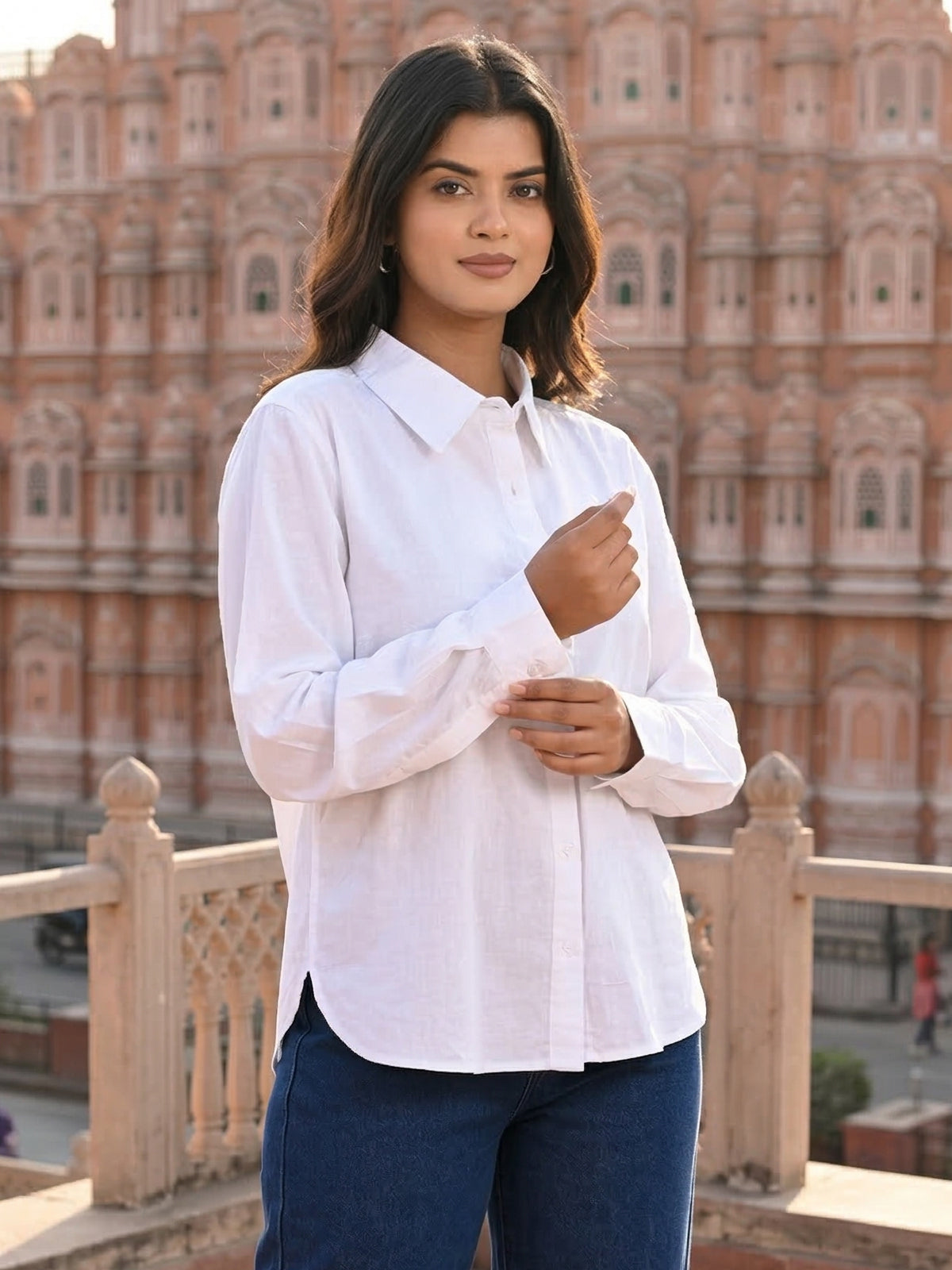White Airy Linen Shirt