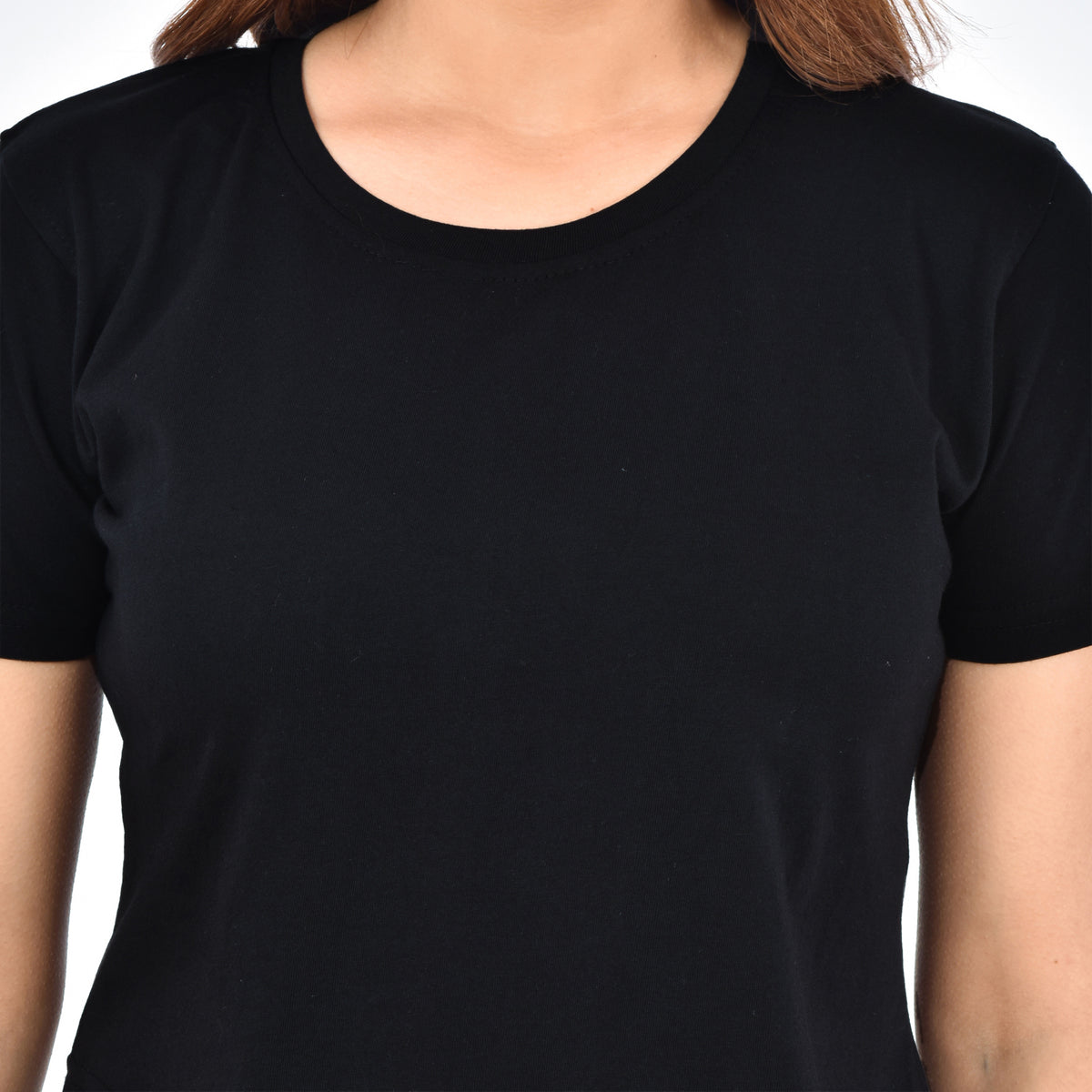 Black & Grey Cotton Hosiery Crop Top Combo