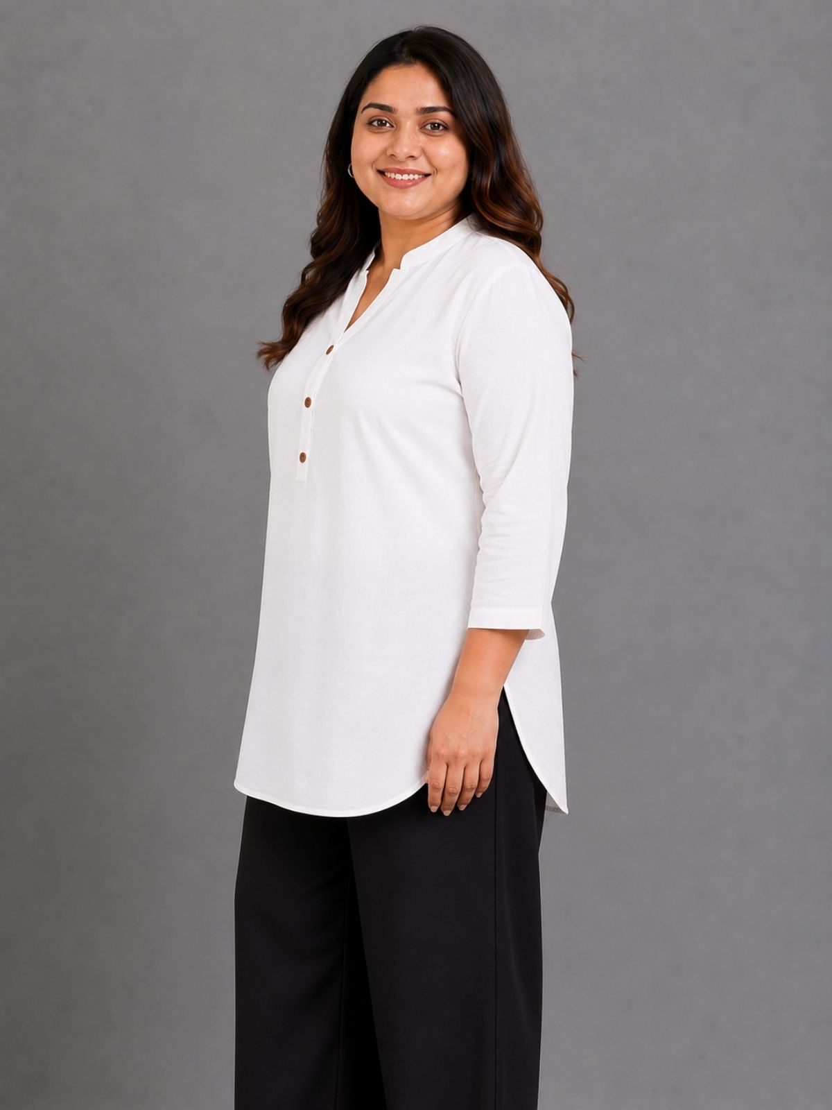 White Everyday Cotton tops