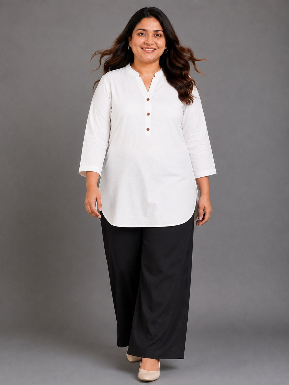 White Everyday Cotton tops