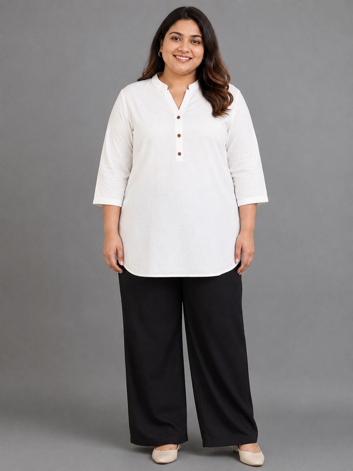 White Everyday Cotton tops