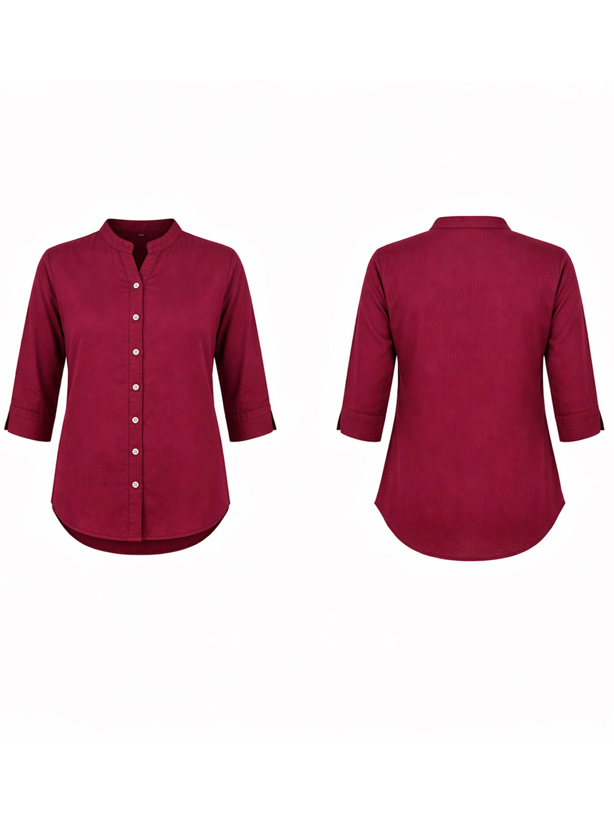 Wine Viscose Shirts