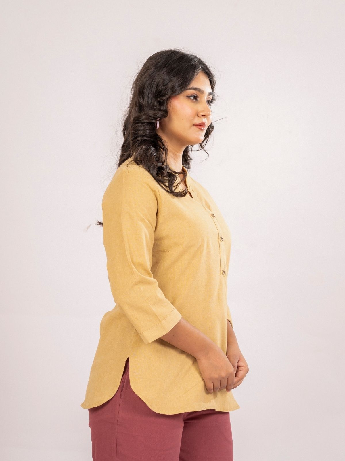 Beige & MauvePink Cotton Comfort Tops Combo