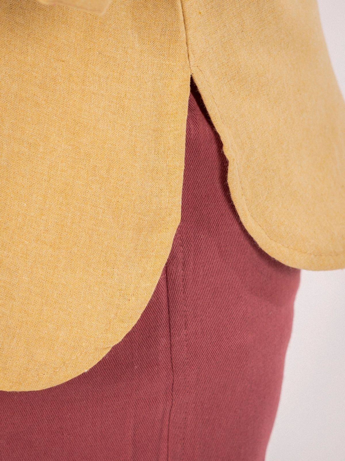 Beige Cotton Comfort Tops