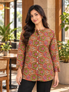 Cotton Printed Round Neck Shirts CM-031