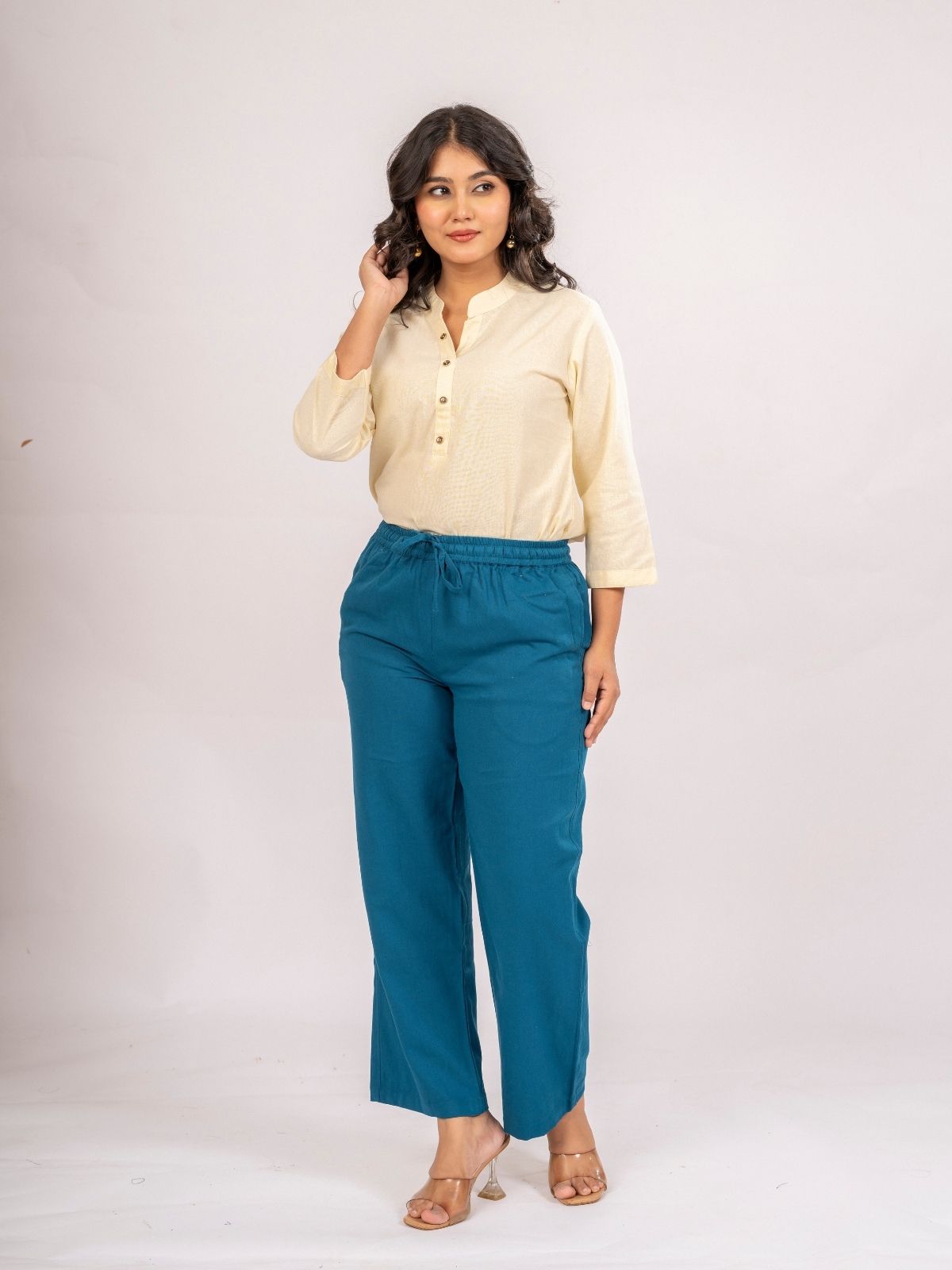 Cream Cotton Comfort Tops