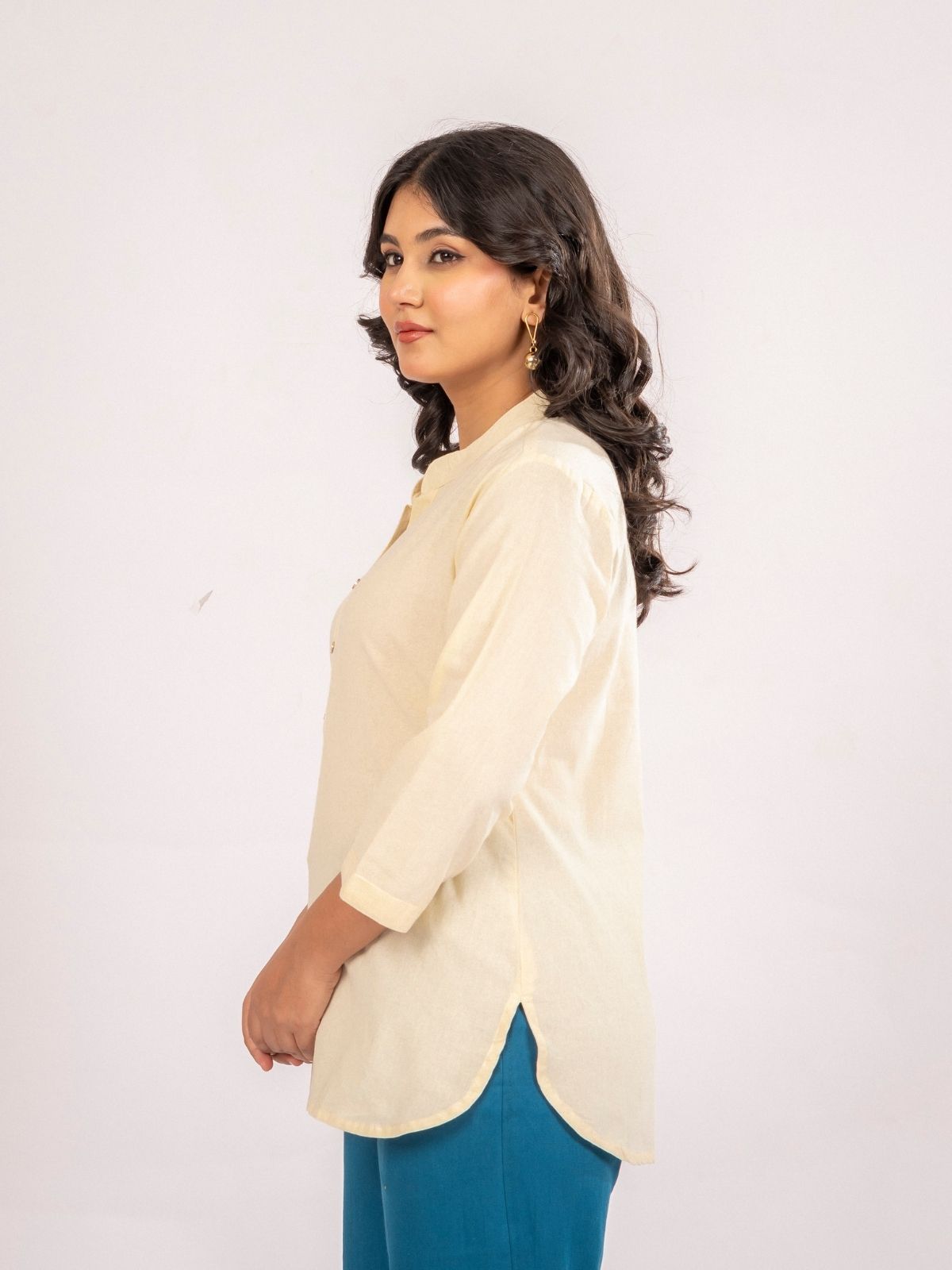 Cream Cotton Comfort Tops