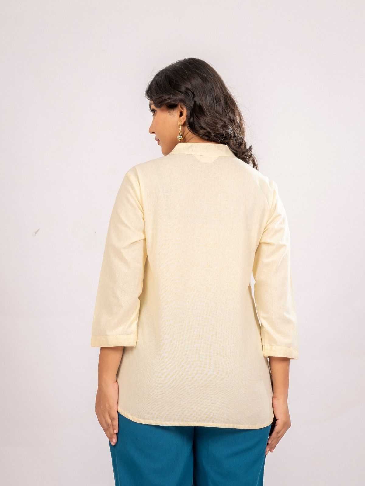 Cream Cotton Comfort Tops