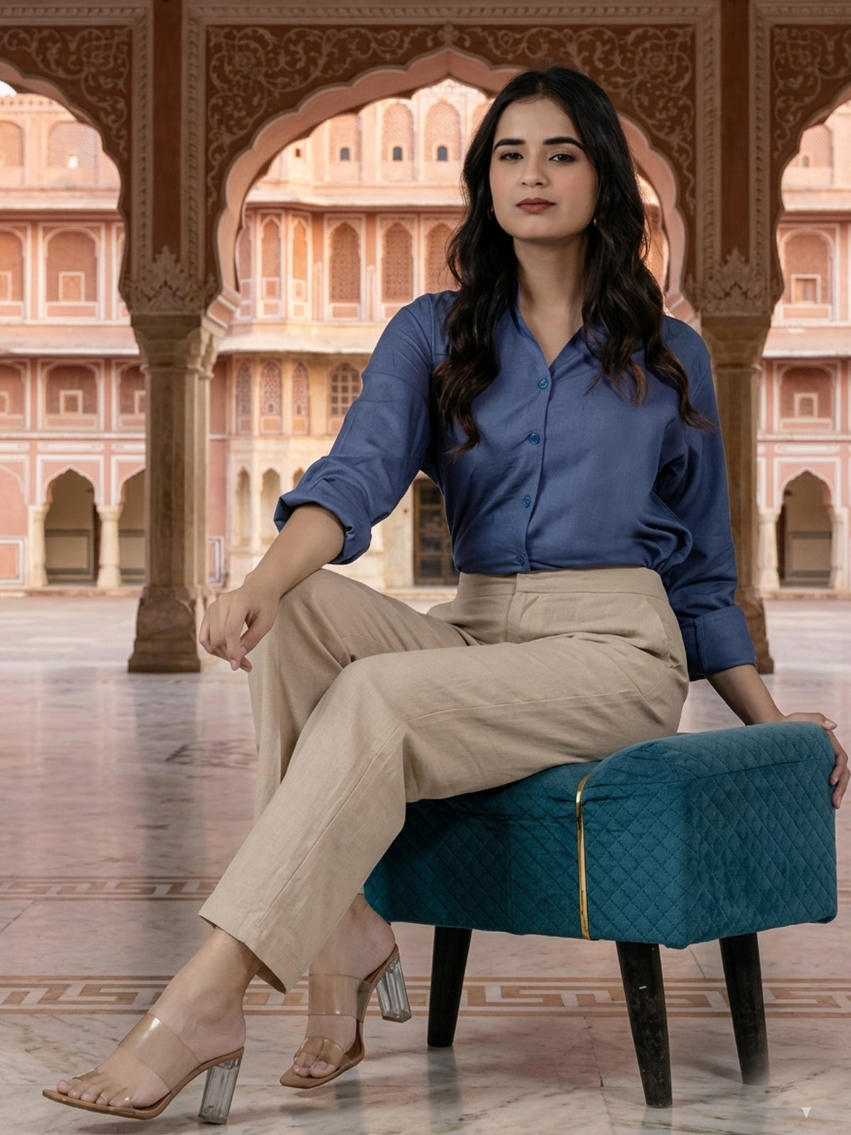 Grey Elite Viscose Shirt