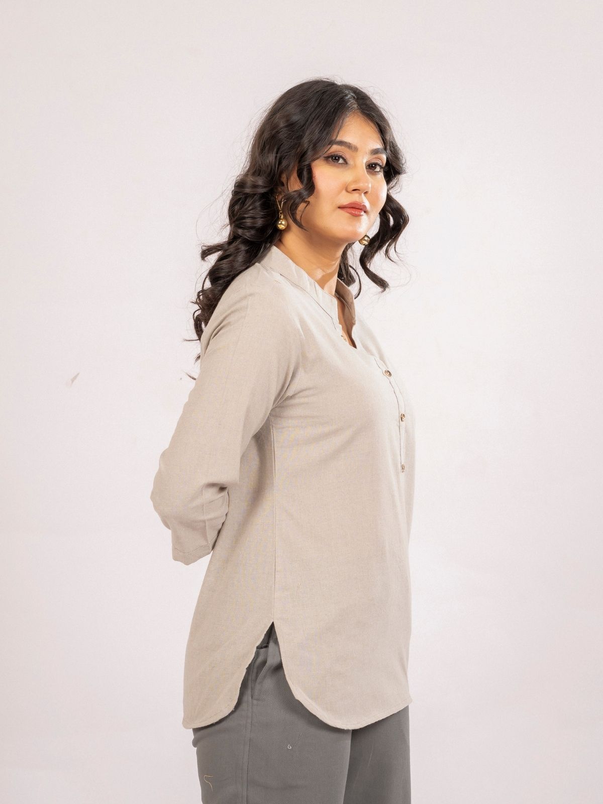 Brown & Grey Cotton Comfort Tops Combo