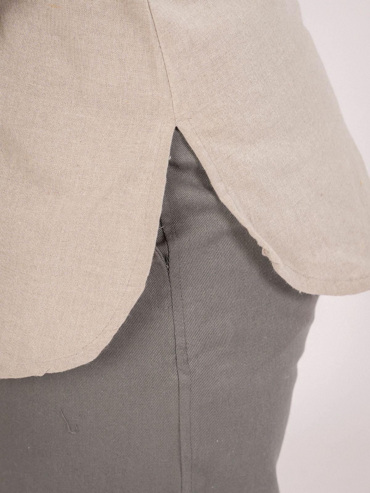 Light Grey Cotton Comfort Tops