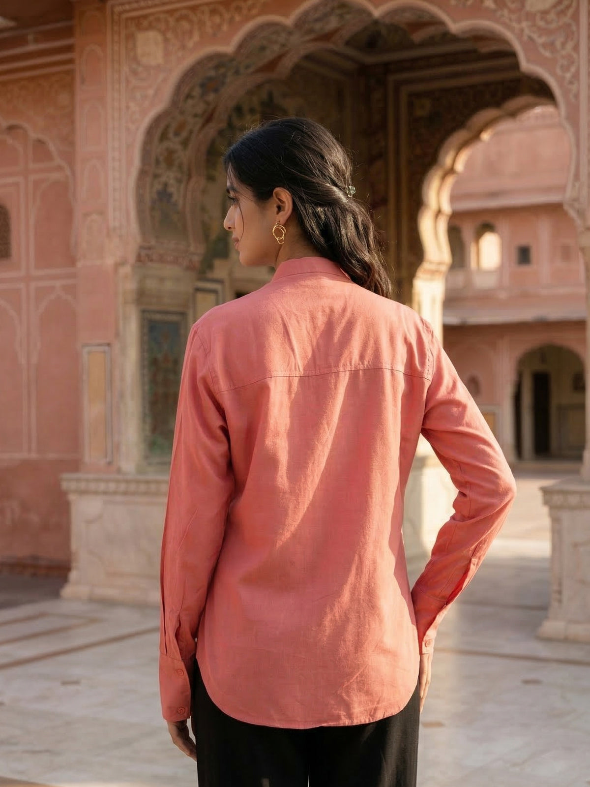 MauvePink Elite Viscose Shirt