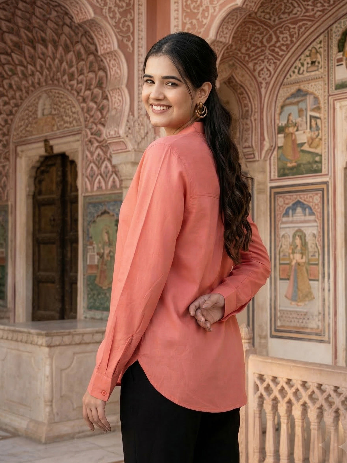 MauvePink Elite Viscose Shirt