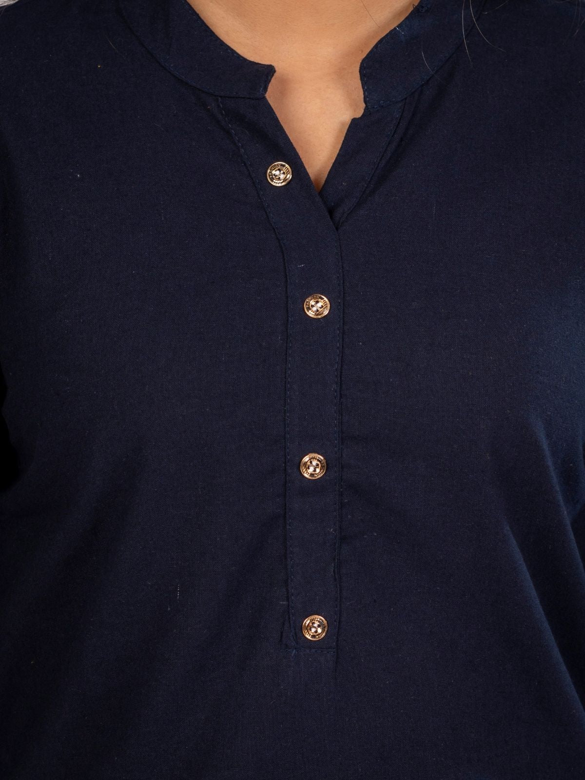 NavyBlue & Wine Cotton Comfort Tops Combo