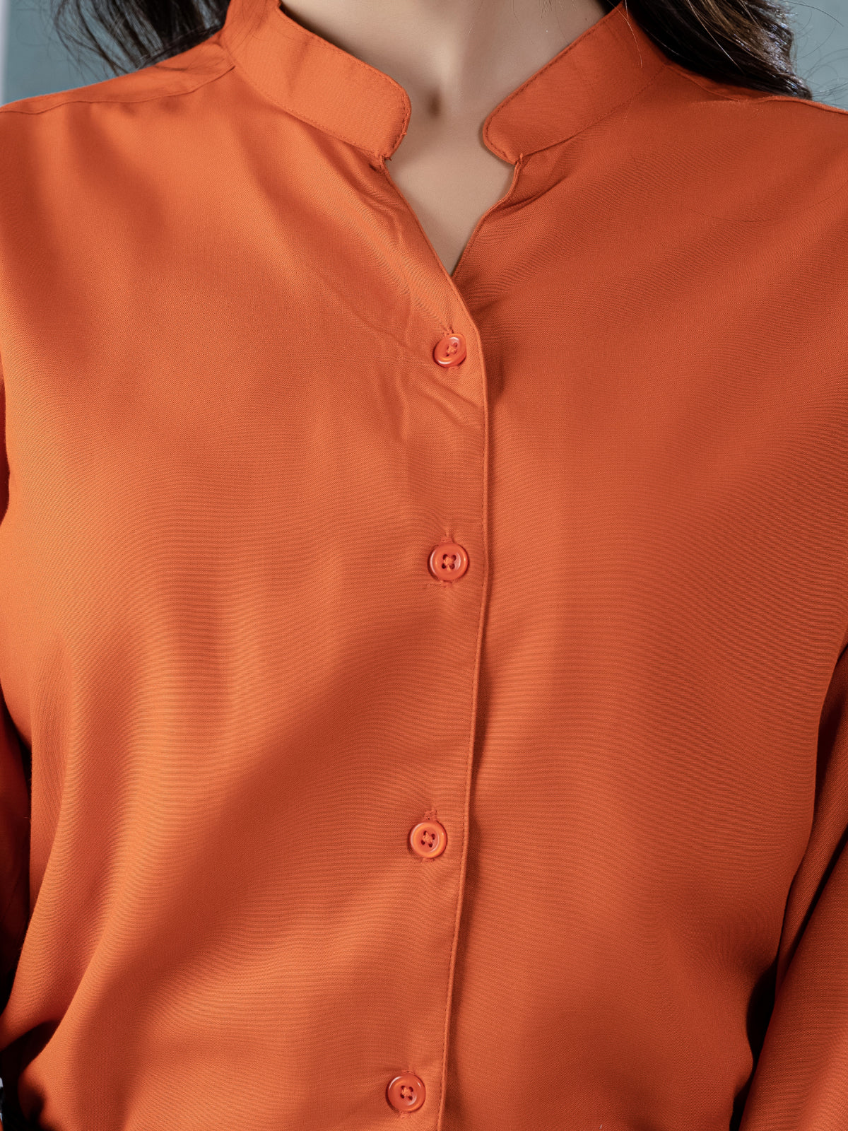 Orange Elite Viscose Shirt