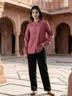 Peach Elite Viscose Shirt