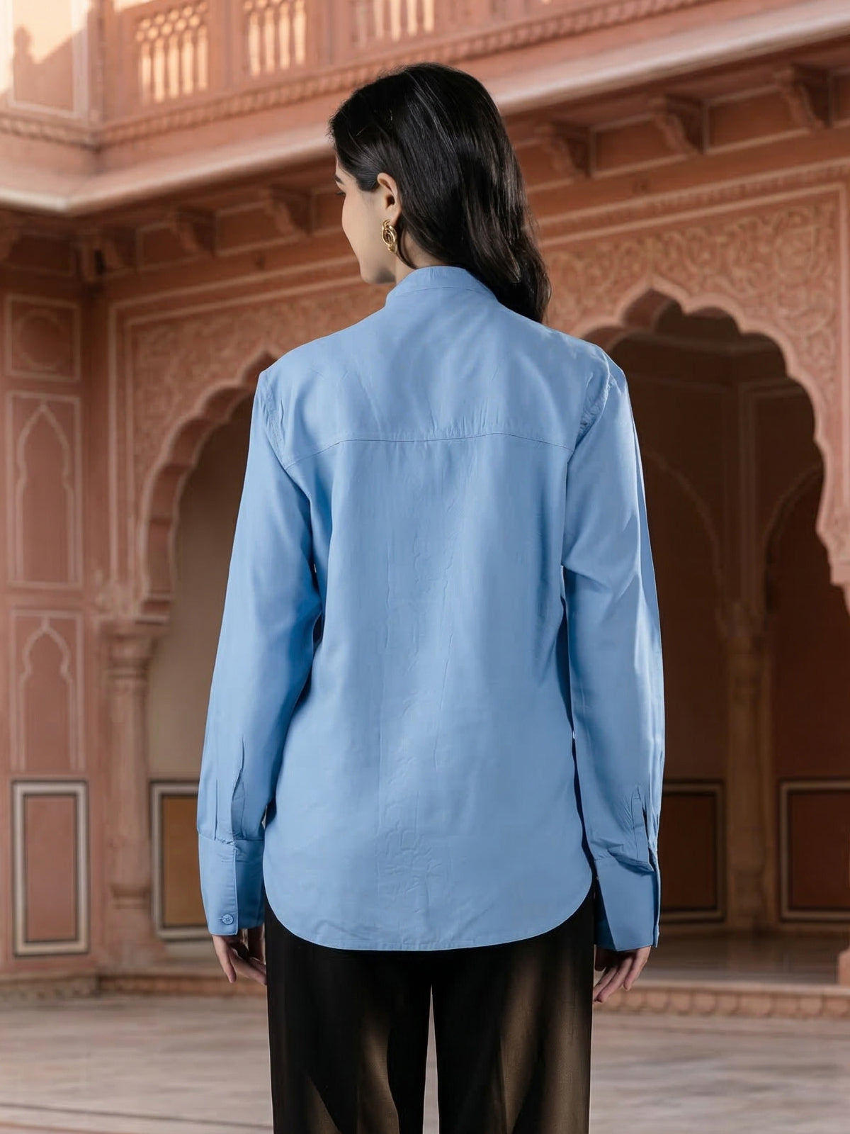 SkyBlue Elite Viscose Shirt