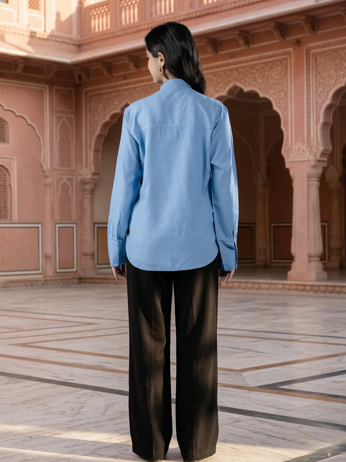 SkyBlue Elite Viscose Shirt