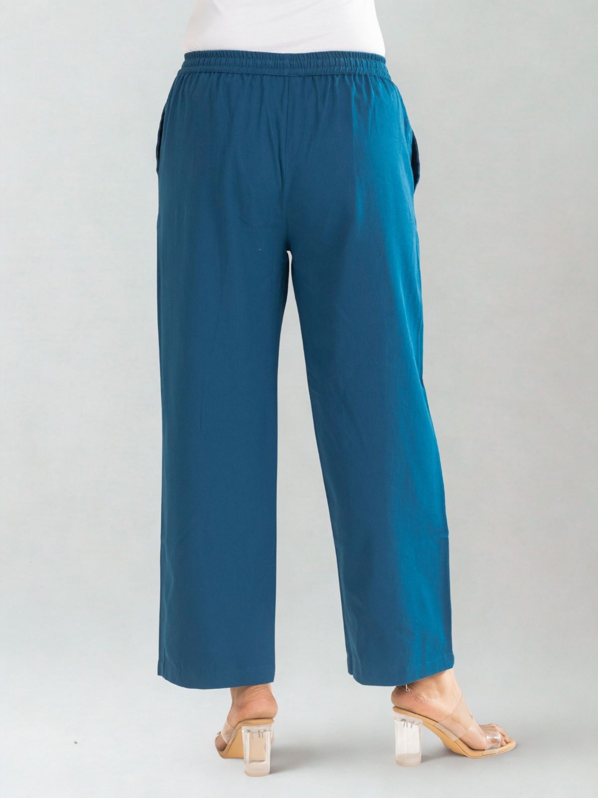 TealBlue Cotton Twill Pajama Pants