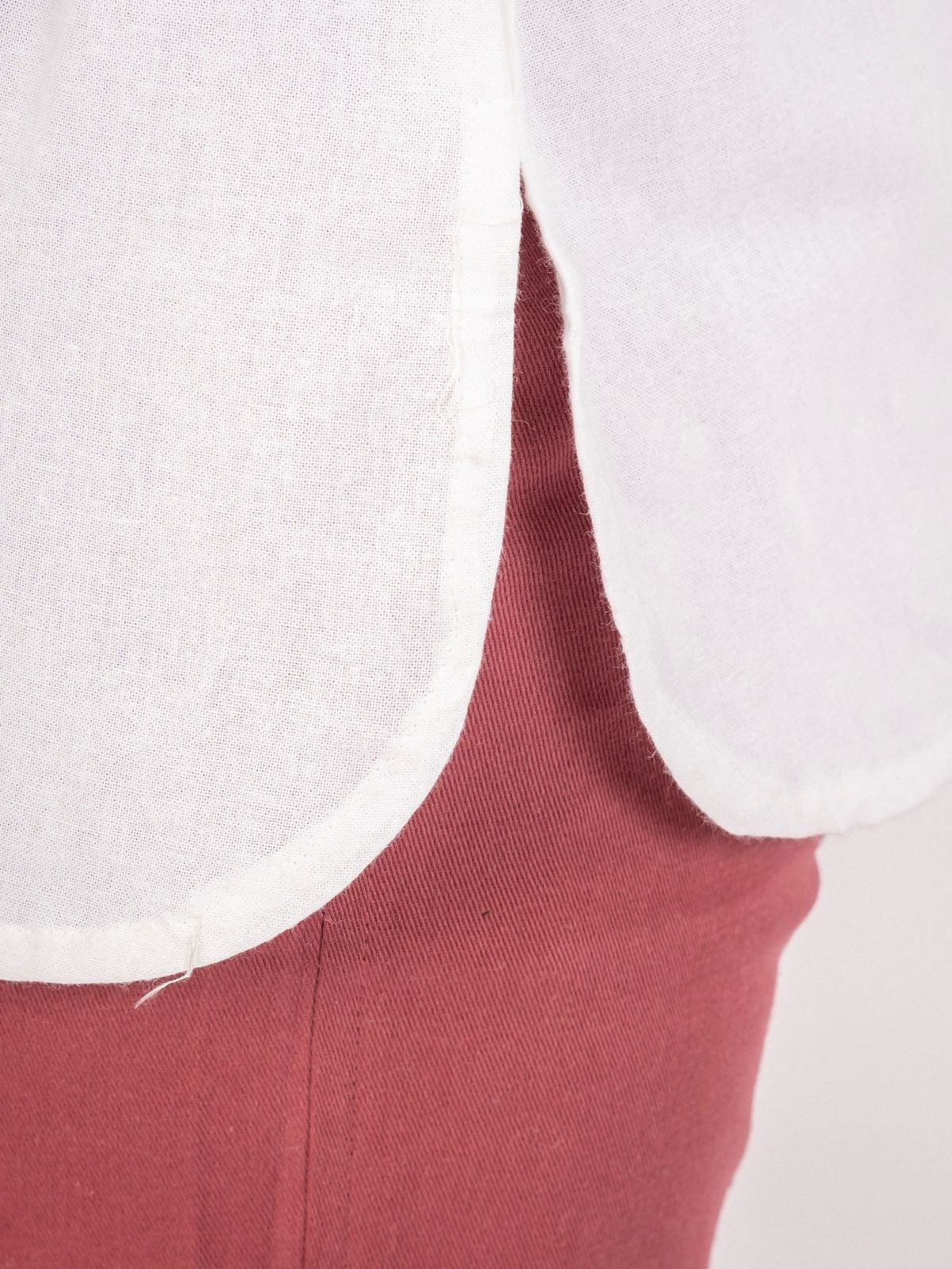 White Cotton Comfort Tops