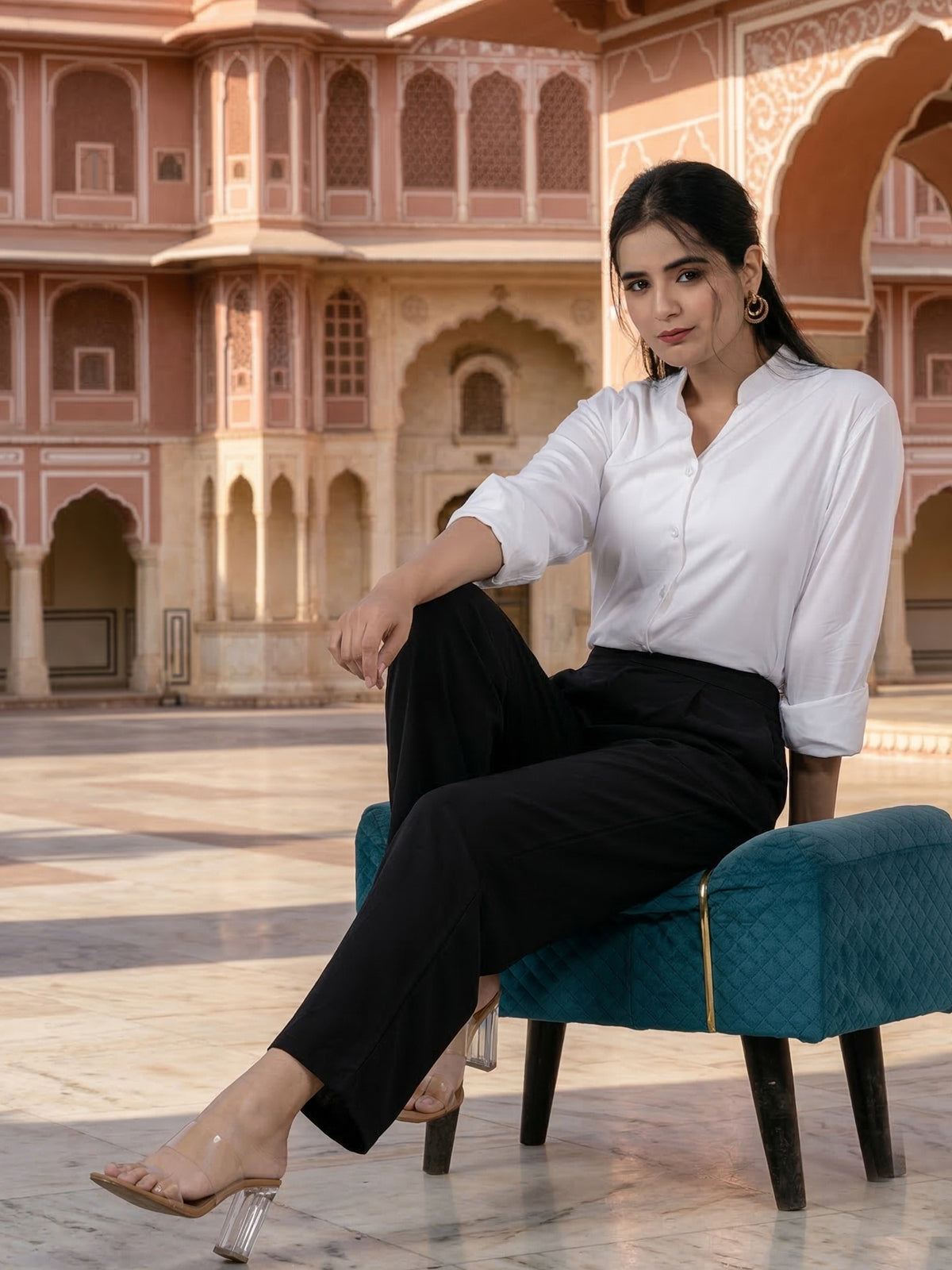 White Elite Viscose Shirt