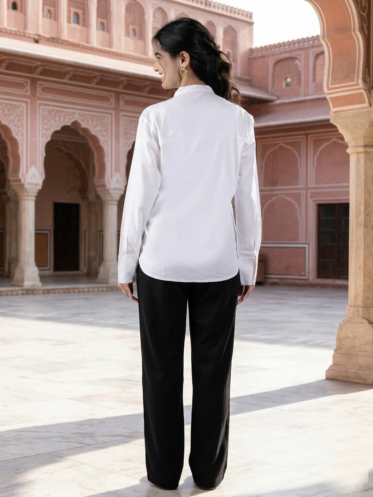 White Elite Viscose Shirt