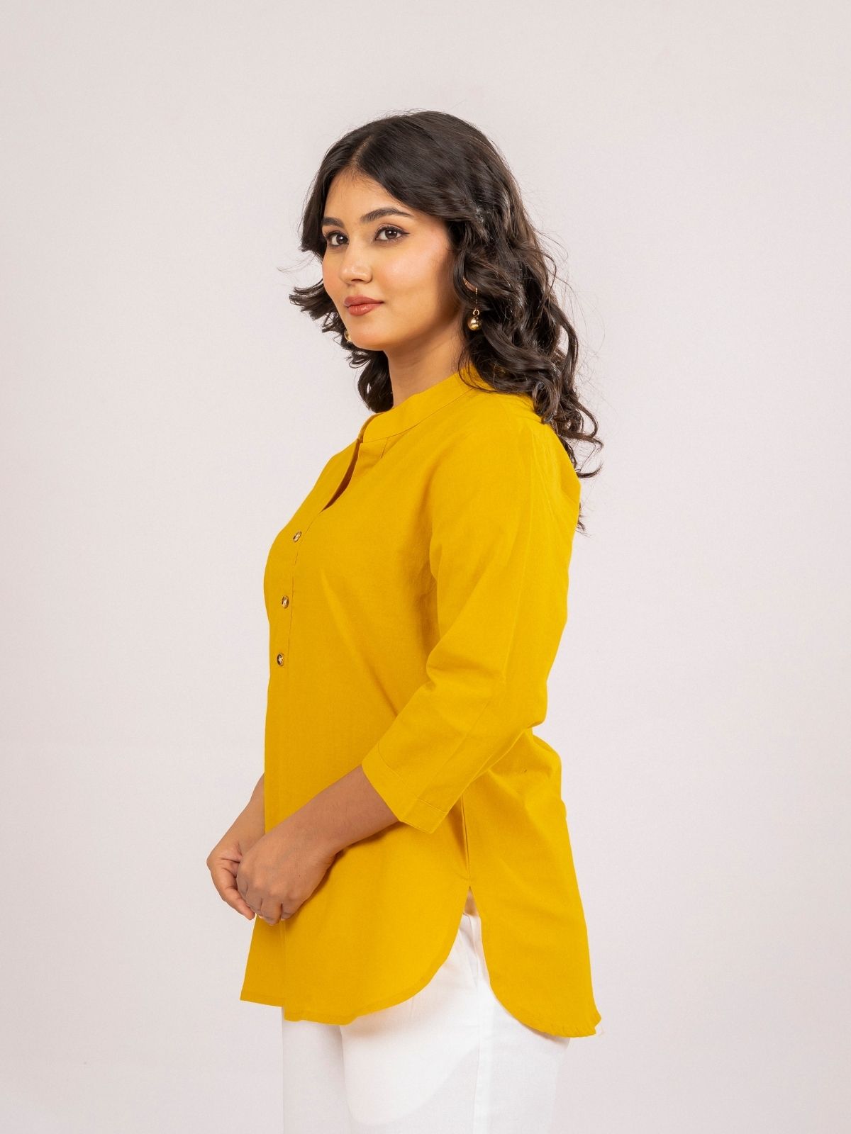 Mehndi & Yellow Cotton Comfort Tops Combo