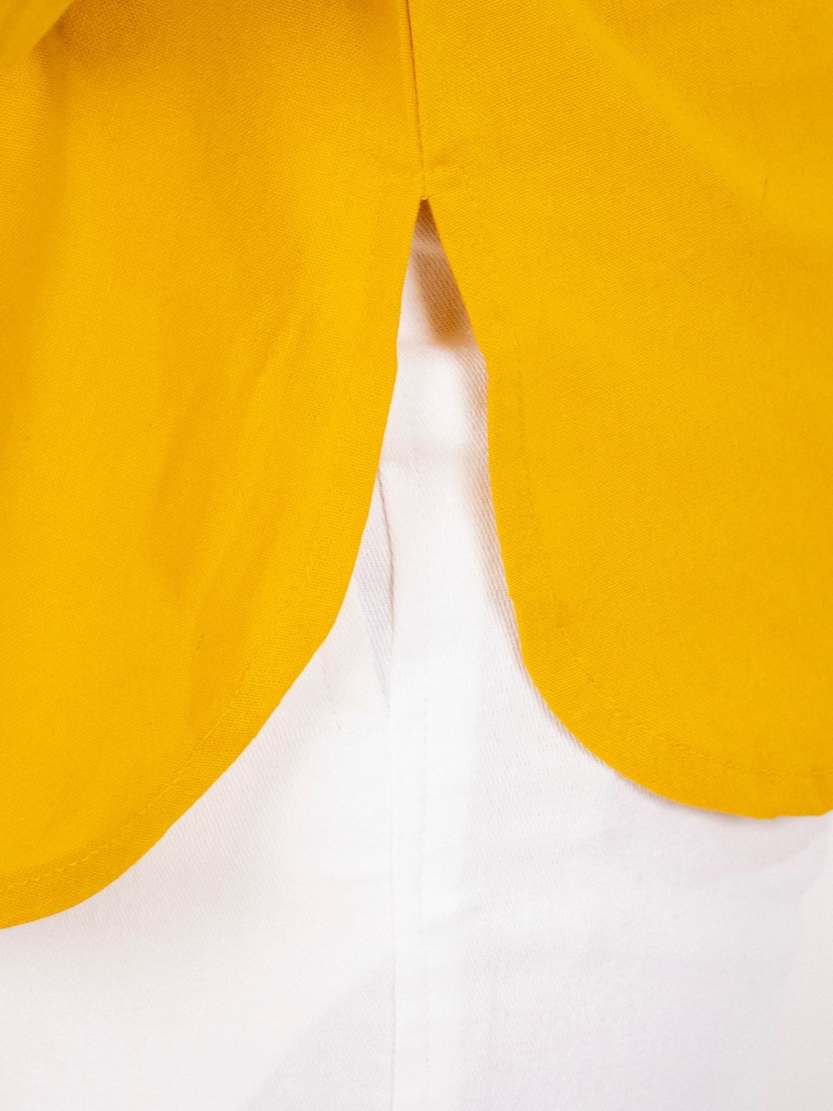 Yellow Cotton Comfort Tops
