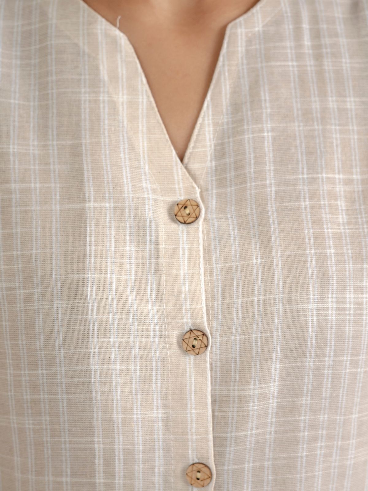 Brown Striped  Shirt