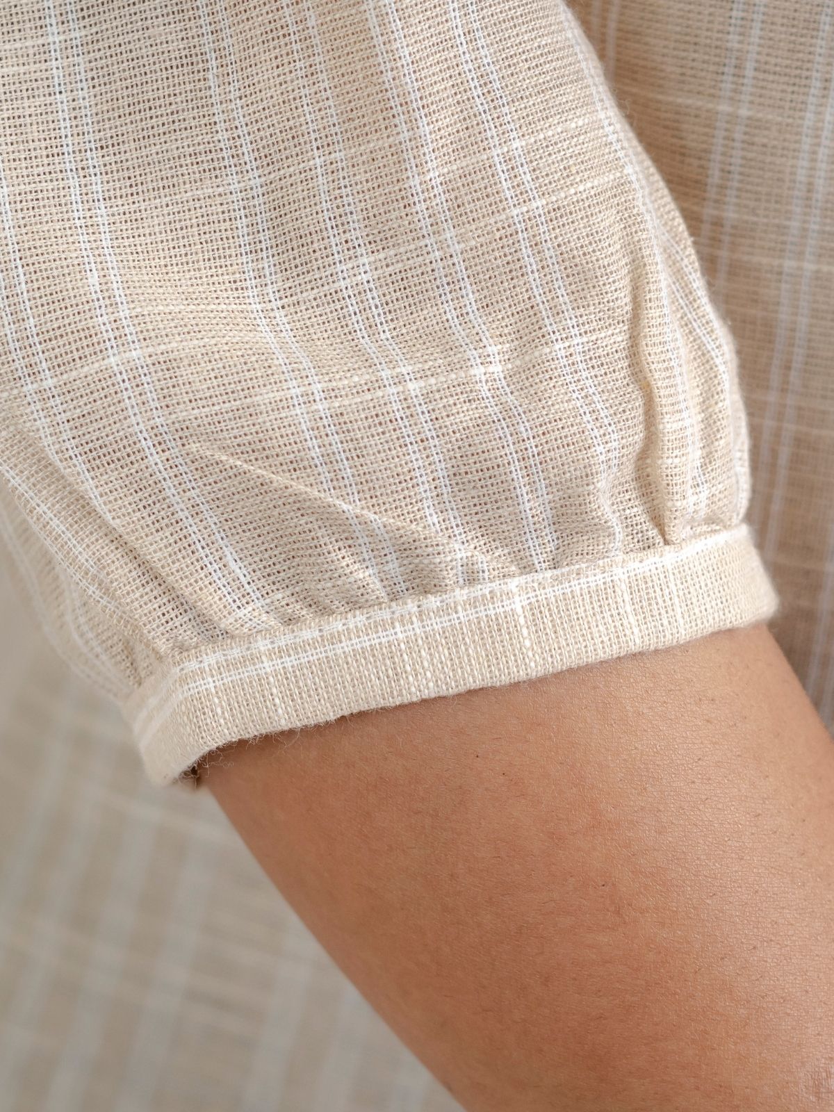 Brown Striped  Shirt